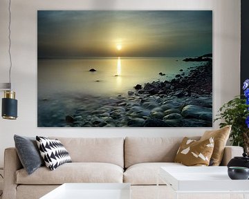 Sonnenaufgang Ägäisches Meer Samos Griechenland von John Leeninga