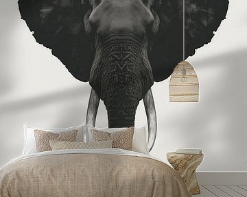 Monumentale Majesteit Olifant in Detail