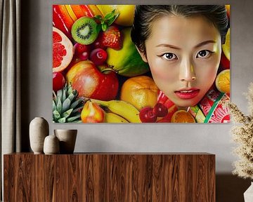schilderachtig Japans portret