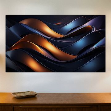 Artistieke kleuren in metaal en design