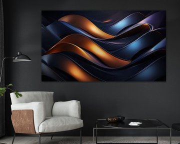 Artistieke kleuren in metaal en design van Mustafa Kurnaz