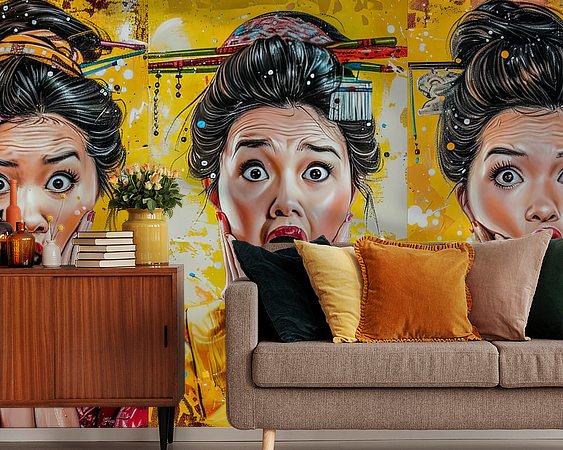 Example of the artwork in a room