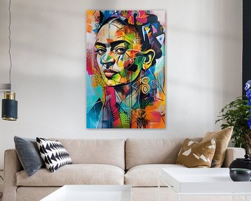 Frida Pop-art van ARTemberaubend