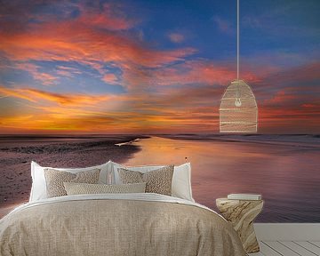 Burning sand by John Leeninga