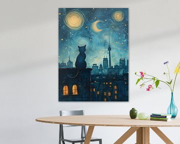 Berlin Night Cat