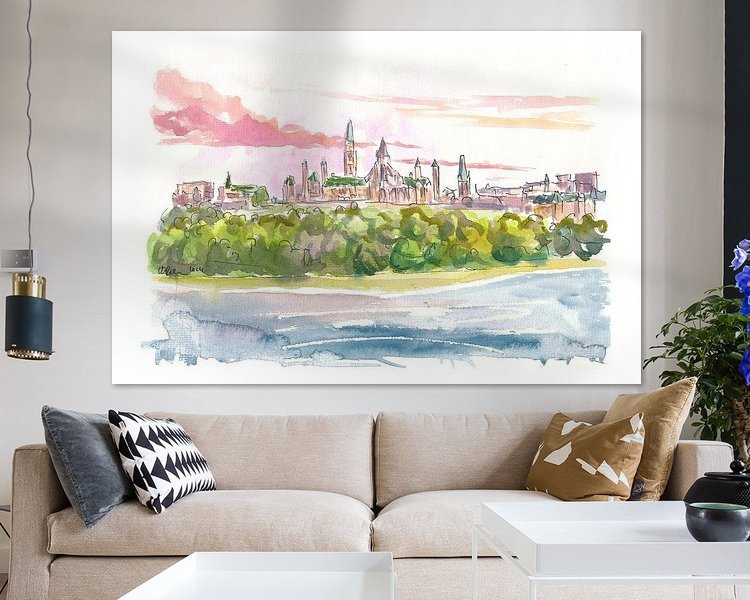 Example of the artwork in a room