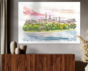 Example of the artwork in a room