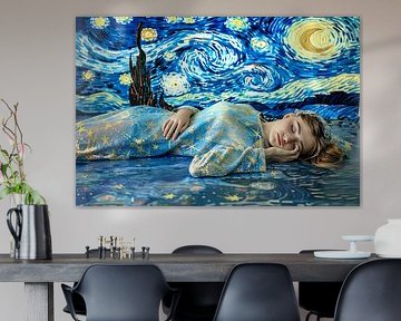 Porträt mit Van-Gogh-Einfluss