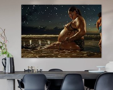 Portret met Van Gogh invloed