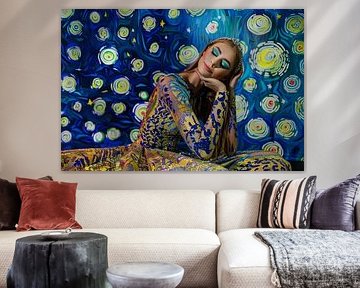 Portret met van Goghinvloed