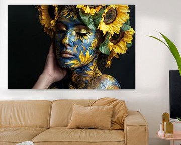 Porträt mit Van-Gogh-Einfluss