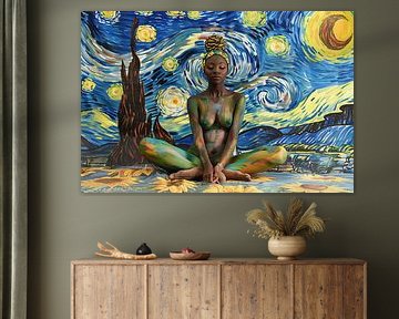 Porträt mit Van-Gogh-Einfluss