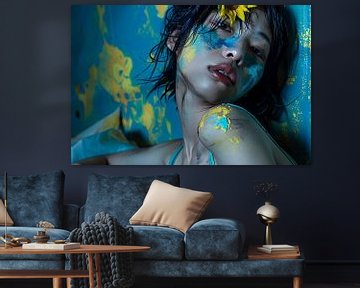 Porträt mit Van-Gogh-Einfluss