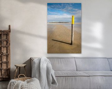 Beach on the island of Terschelling in the Netherlands sur Tonko Oosterink