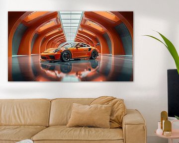 Orange Porsche