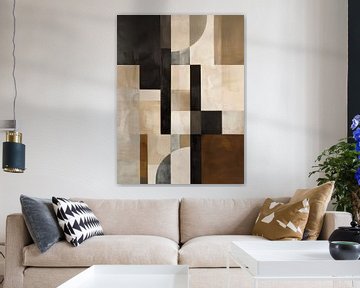 Abstracte vormen in Artdeco stijl van Studio Allee