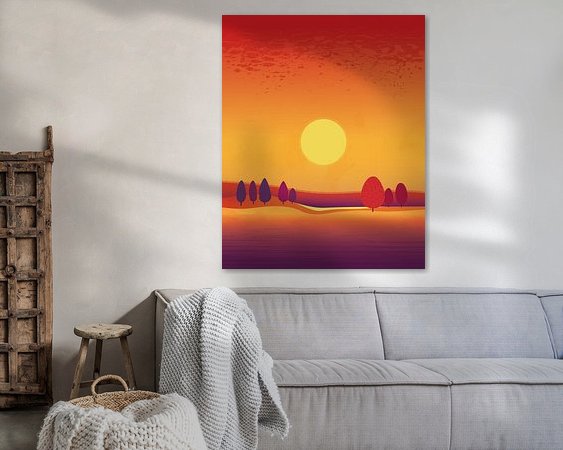 Example of the artwork in a room