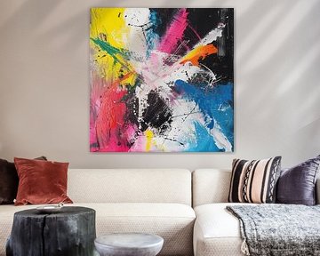 Cmyk-Explosion abstrakt von TheXclusive Art