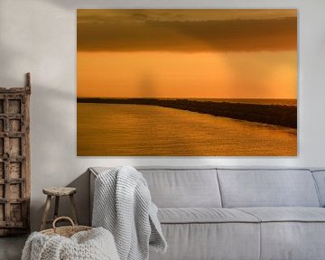 Sunset over Wijk aan Zee by Zaankanteropavontuur