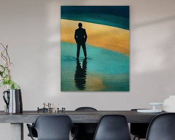 Contemplatief gedachtenportret van Jan Keteleer (JanKé): Een reis voorbij het canvas