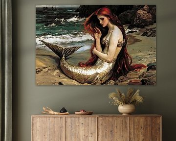 portrait pictural sirène sur Egon Zitter