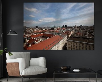 Uitzicht over Wenen, Oostenrijk, in kleur van Bianca Meyering Fotos - BMF