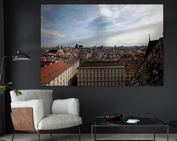 Uitzicht over Wenen, Oostenrijk, in kleur van Bianca Meyering Fotos - BMF