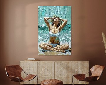Female abstract by Egon Zitter
