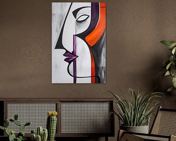 digitaal portret vrouw