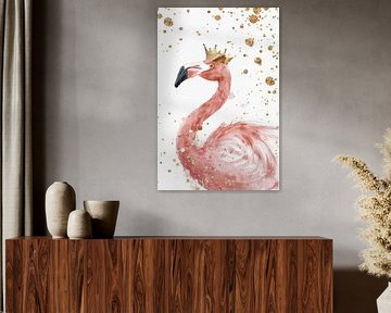 Flamingo by Poster Art Shop