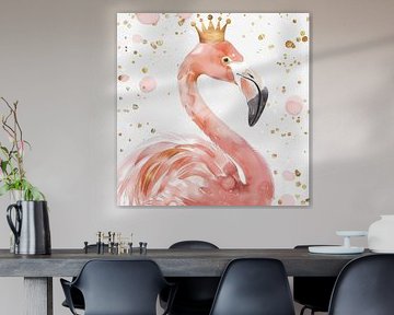 Flamingo princess by Poster Art Shop