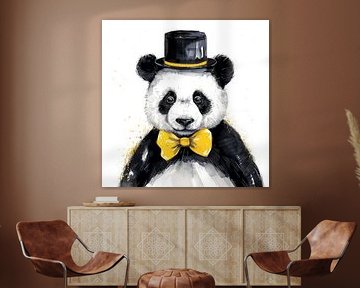 Panda illustration by Poster Art Shop