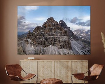 Tre Cime of Drei Zinnen bergen in de Dolomieten Italië