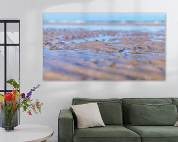 Schiermonnikoog, rimpels in het zand en alles is goed van Dan Photo Shaman