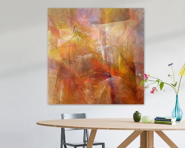 Fantasie in goud en rood
