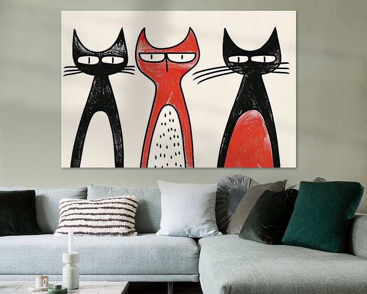 Example of the artwork in a room