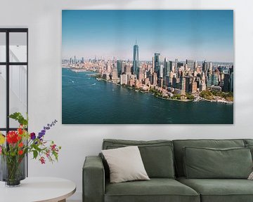 Manhatten Skyline van Marlot Bakker