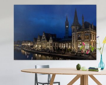 Strolling along the Leie in Ghent by Irene Hoekstra