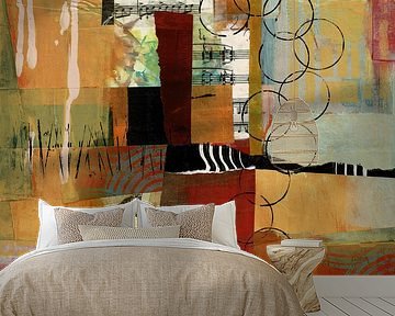 Ritmes - Abstracte collage van Western Exposure