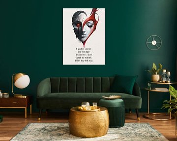 If you love someone by Hilde Remerie Photography and digital art