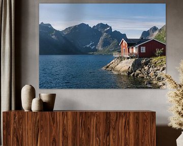 Red Cabins of Lofoten by swc07