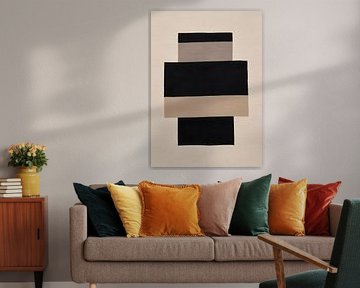 TW living - JAPANDI HANNA - abstract black SIX