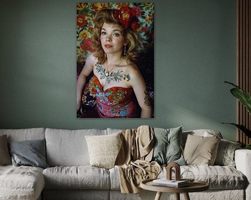 vrouwelijk portret van Egon Zitter
