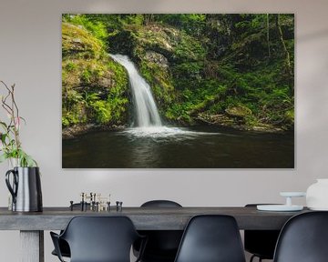 Prägbach Wasserfall, Schwarzwald van Tim van der Kraats