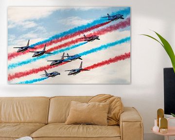Patrouille Acrobatique de France 2018. van Jaap van den Berg