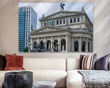 Oude Opera Frankfurt van Luis Emilio Villegas Amador