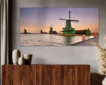 Molens Zaanse Schans van John Leeninga