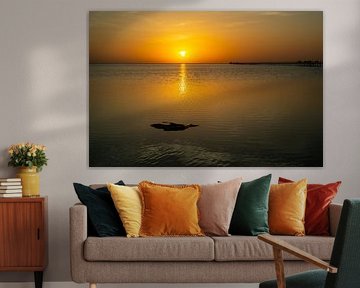 Lever de soleil sur la mer Rouge en Égypte sur Animaflora PicsStock