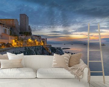 Sonnenaufgang in Antibes von Ulrich Kuschel