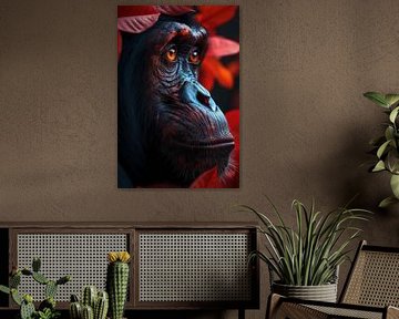 Portrait d'un singe